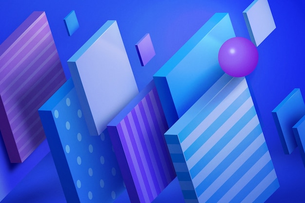 Fondo abstracto 3d degradado