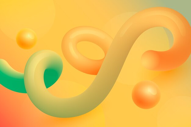 Fondo abstracto 3d degradado