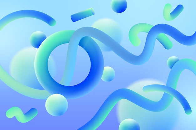 Fondo abstracto 3d realista