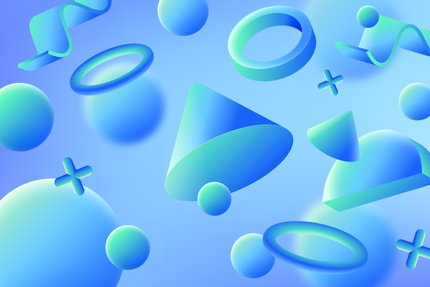 Fondo abstracto 3d realista