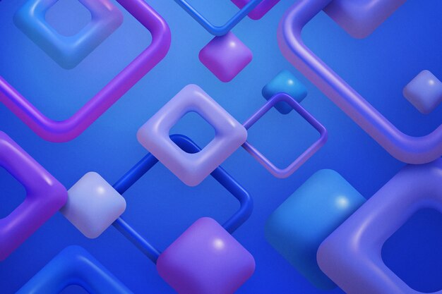Fondo abstracto 3d realista