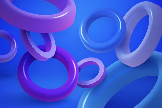 Fondo abstracto 3d realista