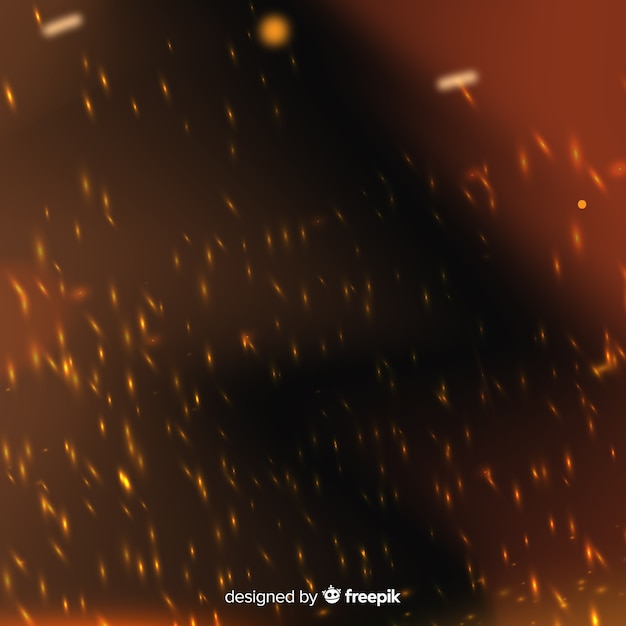 Fondo abstracto con ascuas
