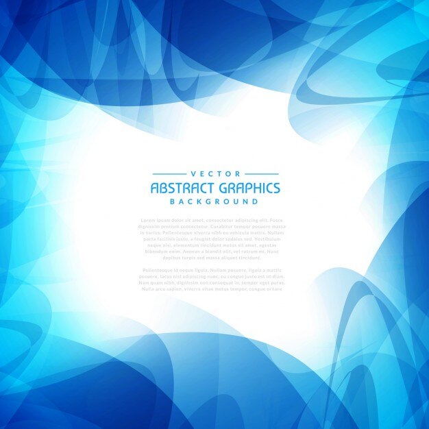 Fondo abstracto azul brillante