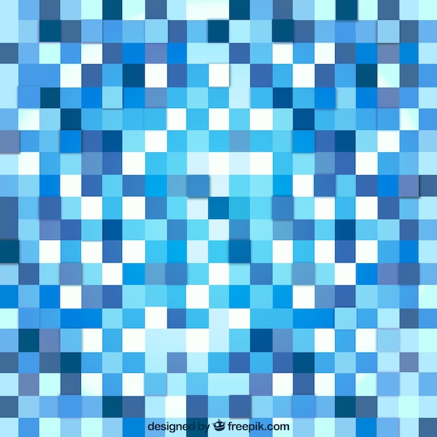 Fondo abstracto azul con cuadrados