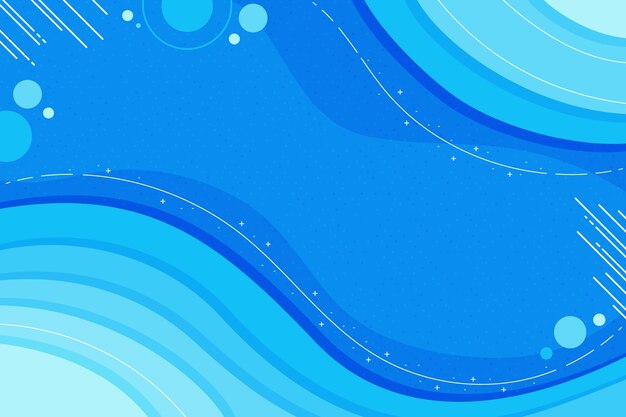 Fondo abstracto azul plano