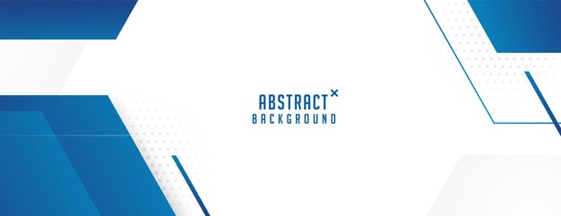 Fondo abstracto blanco con diseño de patrón geométrico azul