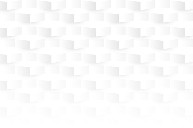 Fondo abstracto blanco en estilo de papel 3d