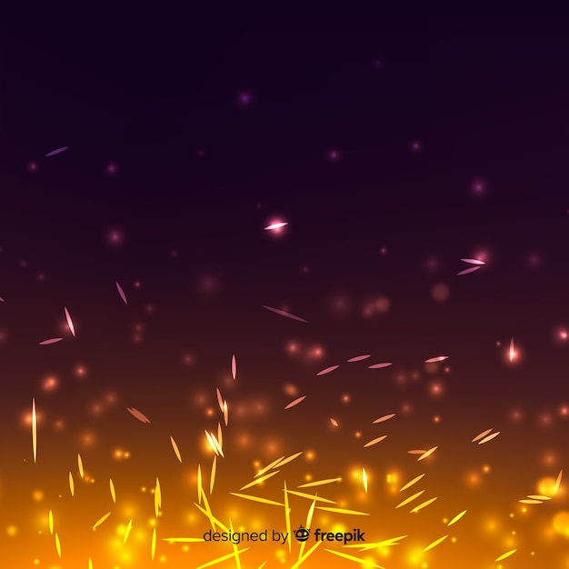 Fondo abstracto con brasas