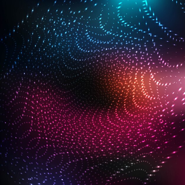 Fondo abstracto brillante colorido de la onda