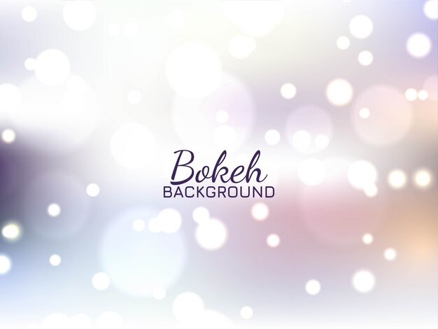 Fondo abstracto brillante efecto de luz bokeh