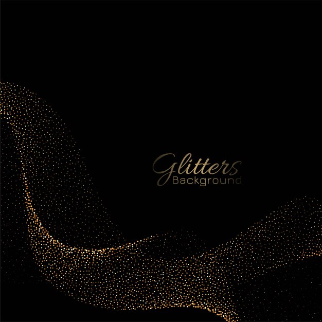 Fondo abstracto de brillos dorados
