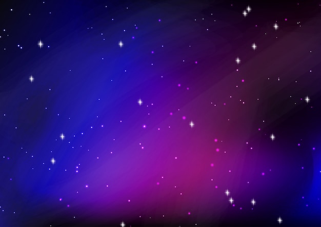 Fondo abstracto cielo estrellado