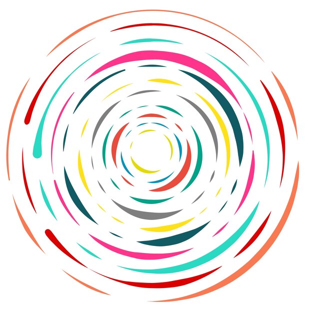 Fondo abstracto con circulo colorido