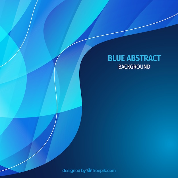 Fondo abstracto en color azul