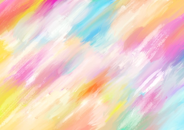 Vector gratuito fondo abstracto de color pastel con pinceladas pintadas al óleo