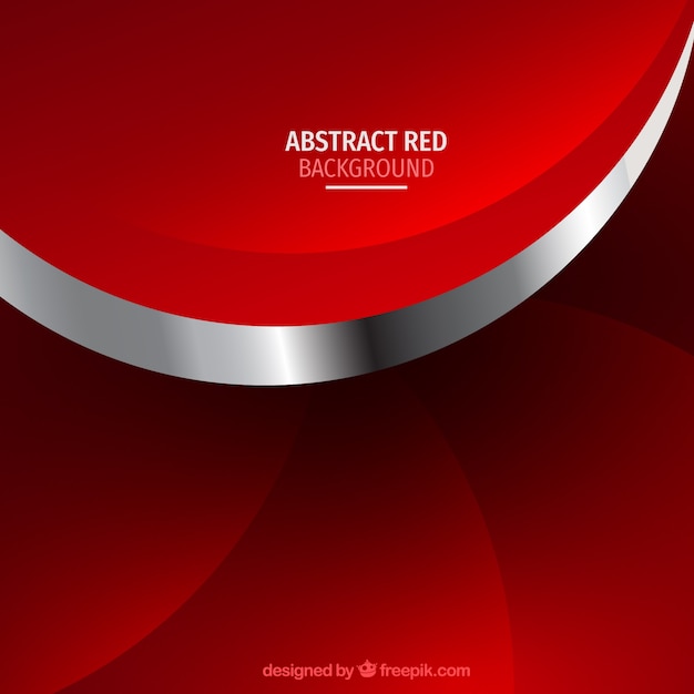 Vector gratuito fondo abstracto en color rojo