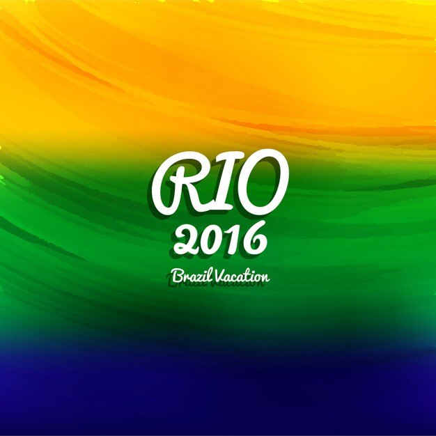 Fondo abstracto de colores de brasil 