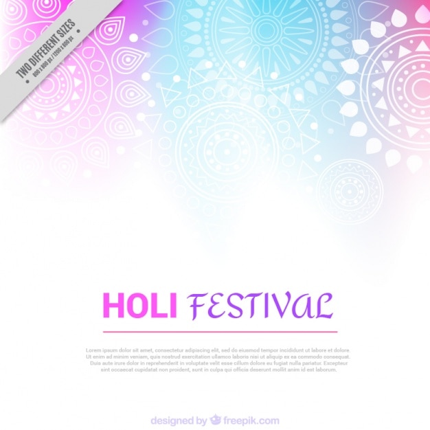 Fondo abstracto de colores del festival holi