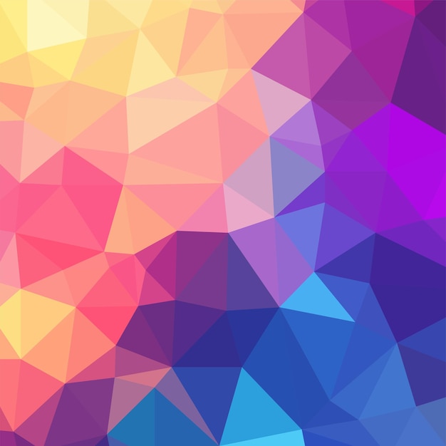 Fondo abstracto de colores poligonal geométrico bajo