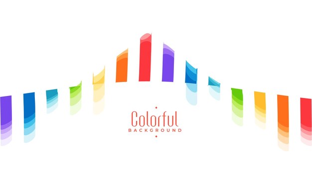 Fondo abstracto colorido arco iris creativo