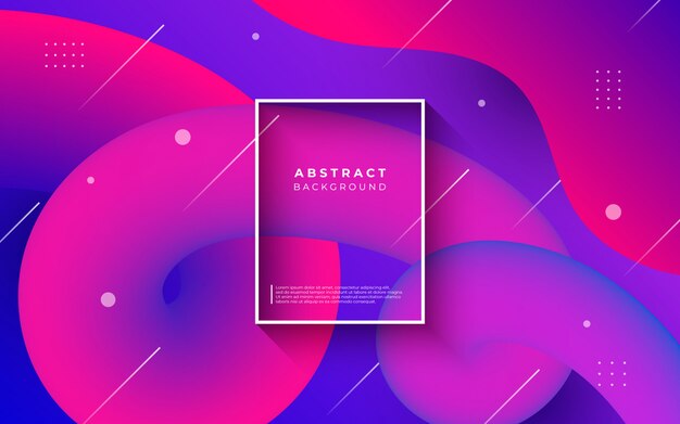 Fondo abstracto colorido con formas fluidas