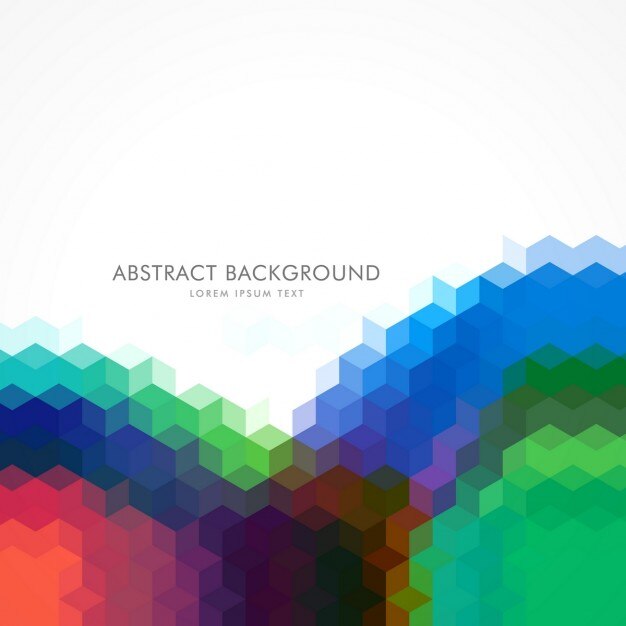 Fondo abstracto colorido geométrico