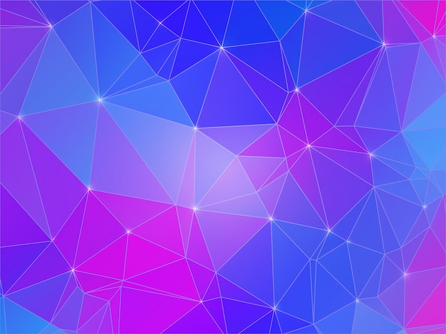 Vector gratuito fondo abstracto colorido y poligonal