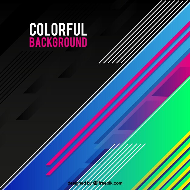 Fondo abstracto colorido