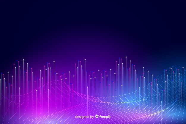 Fondo abstracto de concepto de datos grandes