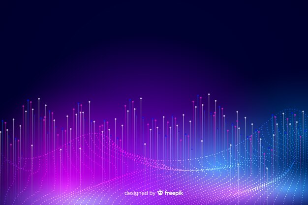 Fondo abstracto de concepto de datos grandes