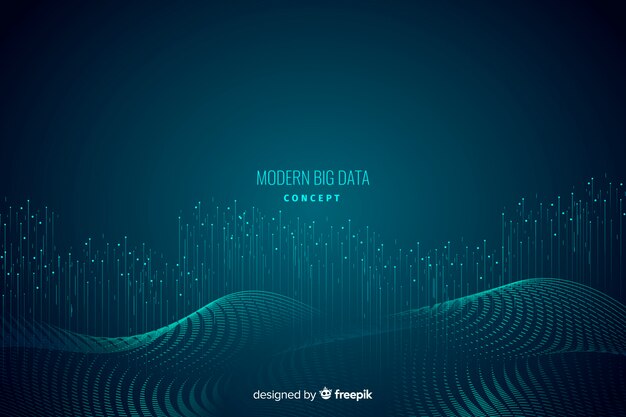 Fondo abstracto de concepto de datos grandes