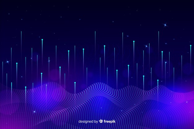 Fondo abstracto de concepto de datos grandes
