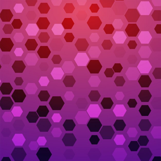 Fondo abstracto creativo con elementos geométricos hexagonales.