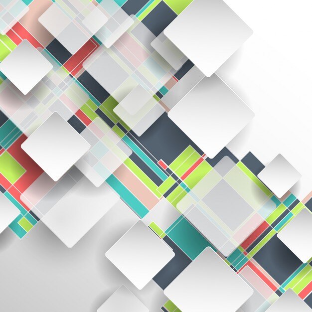 Fondo abstracto cuadrado