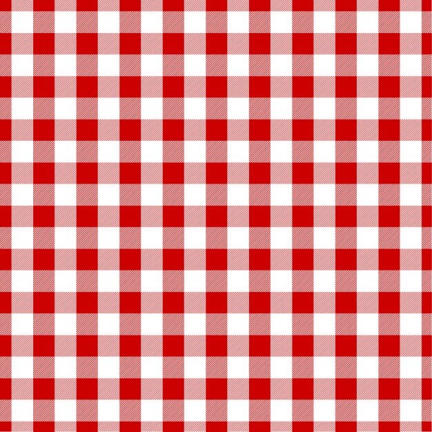 Fondo abstracto con cuadrados rojos y blancos 