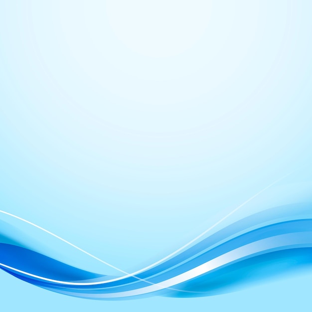 Fondo abstracto curva azul