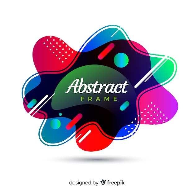 Vector gratuito fondo abstracto curvas coloridas