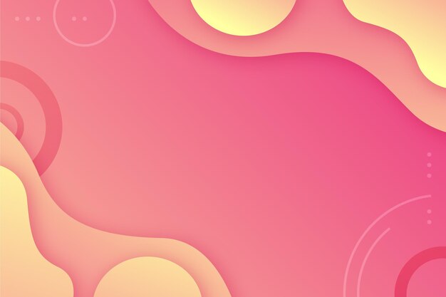 Fondo abstracto degradado con diferentes formas