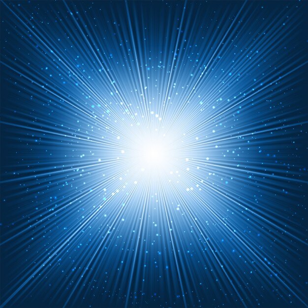 Fondo abstracto con destello de estrella