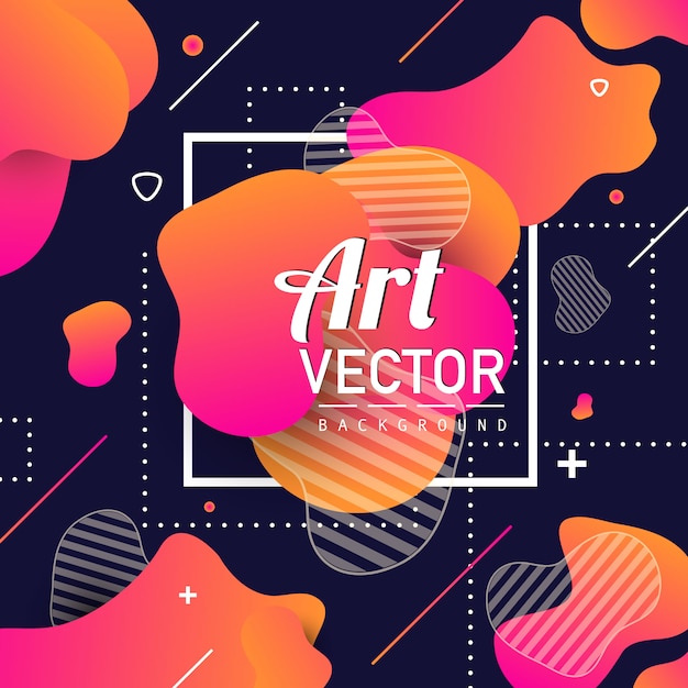 Vector gratuito fondo abstracto con detalles geométricos.