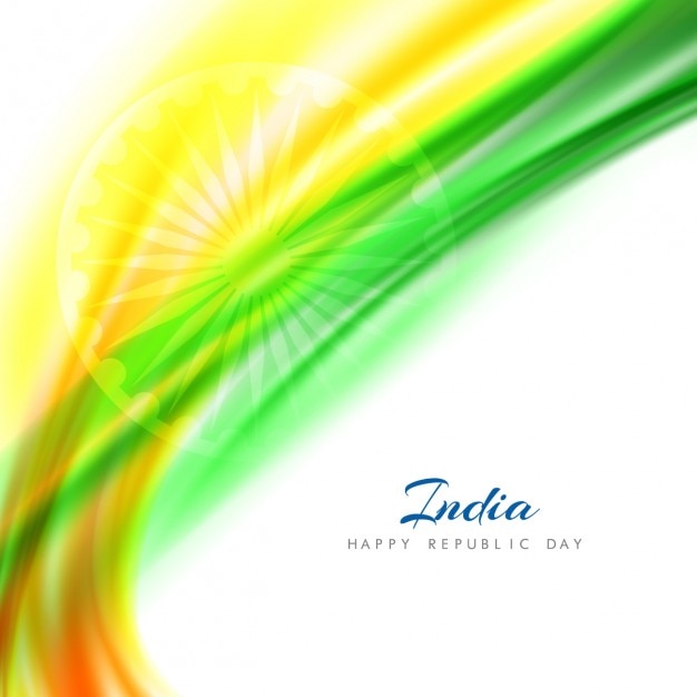 Vector gratuito fondo abstracto del día de la república de india