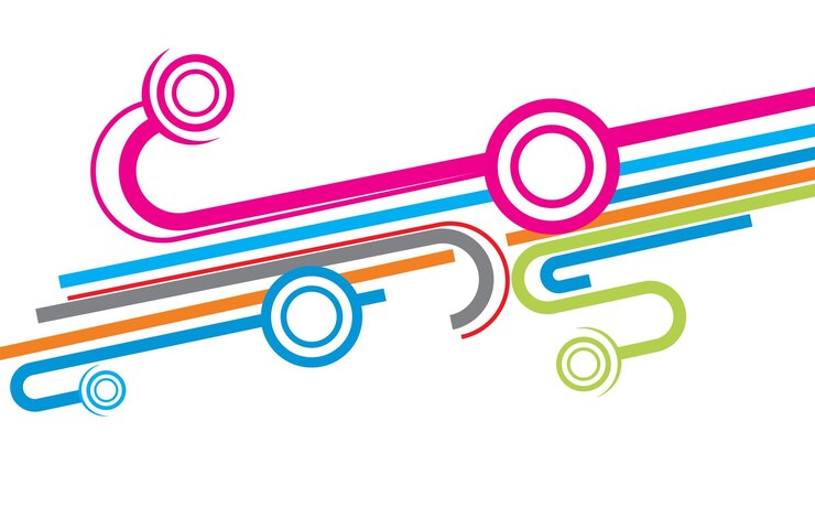 Vector gratuito fondo abstracto con diseño colorido para proyecto de texto utilizado ilustración vectorial