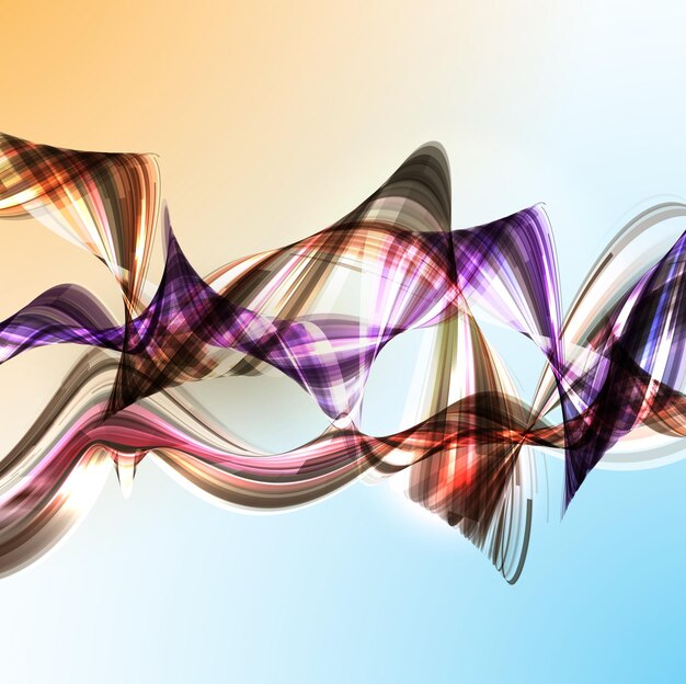 Fondo abstracto con un diseño de forma colorida