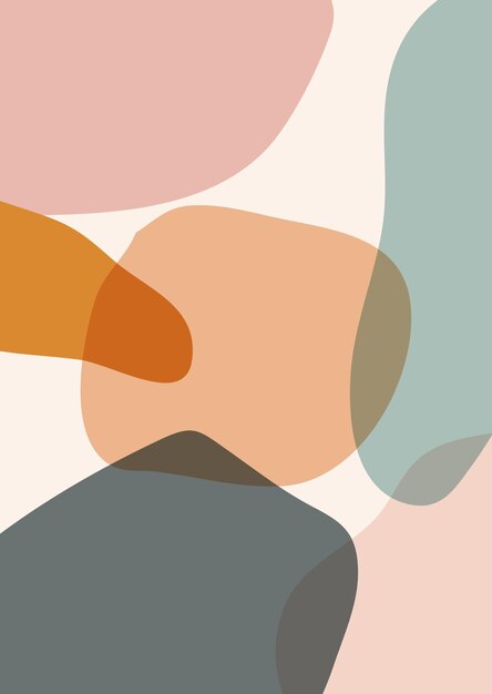 Fondo abstracto con diseño de formas orgánicas