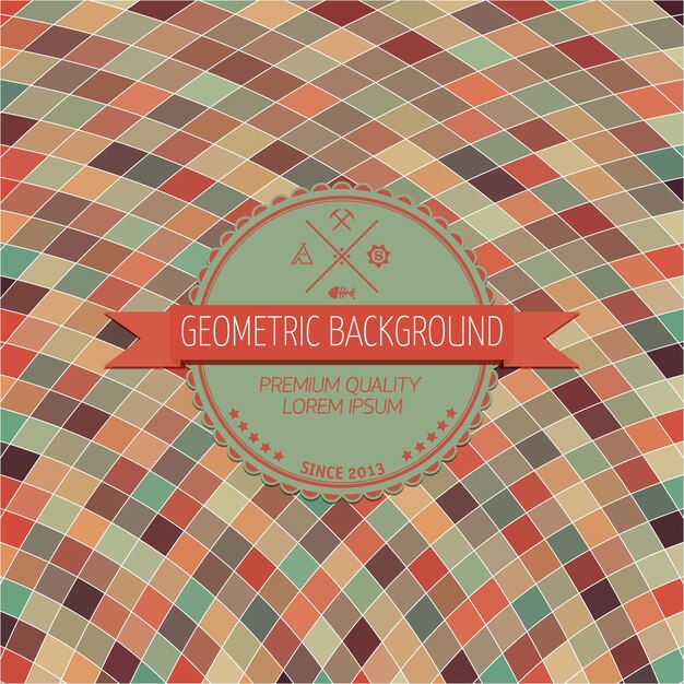 Fondo abstracto, diseño geométrico, ilustración del vector. Tesselation geométrico de la superficie coloreada. Estilo de la ventana de cristal de colores. Resumen de color borroso.