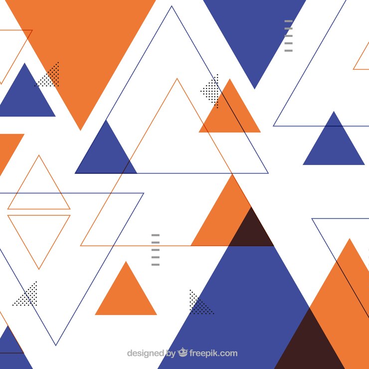 Vector gratuito fondo abstracto con diseño geométrico
