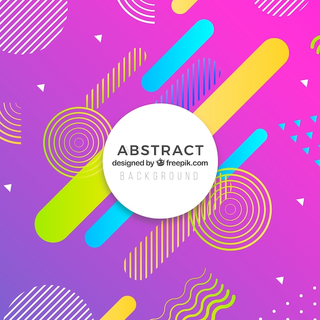 Fondo abstracto con diseño geométrico