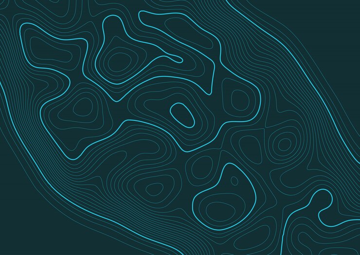 Vector gratuito fondo abstracto con un diseño de paisaje topográfico