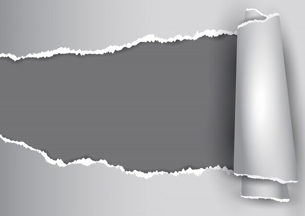 Fondo abstracto con diseño de papel rasgado